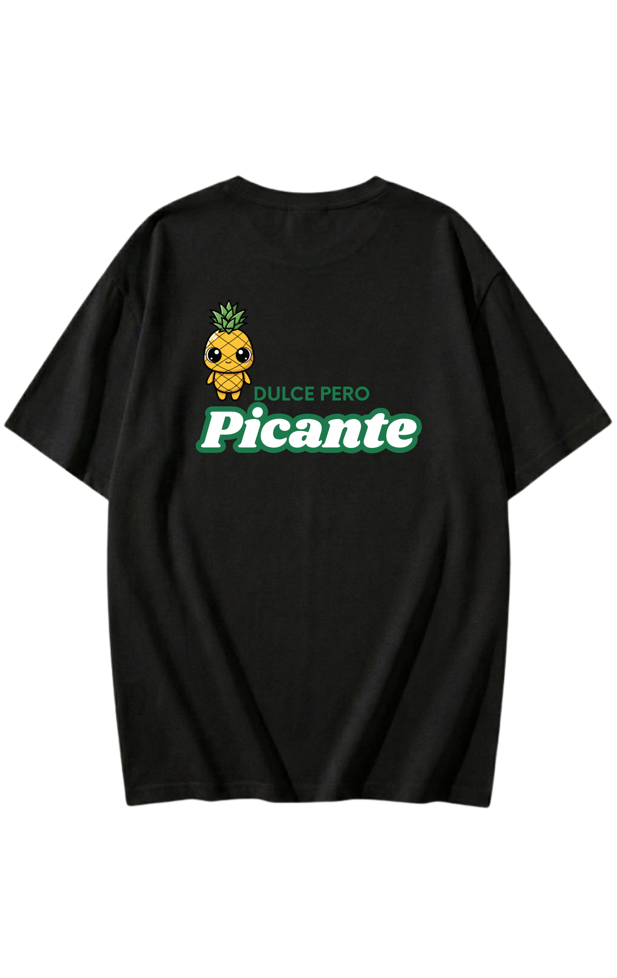 "Dulce Pero Picante" Graphic Tee - Cute Pineapple Unisex Streetwear T-Shirt Womenswear Tshirt Summer Casual Top