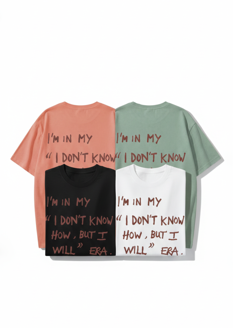 "I’m In My Era" Viral Motivational T-Shirt | Aesthetic Back Print Tee | Unisex Streetwear & Gift