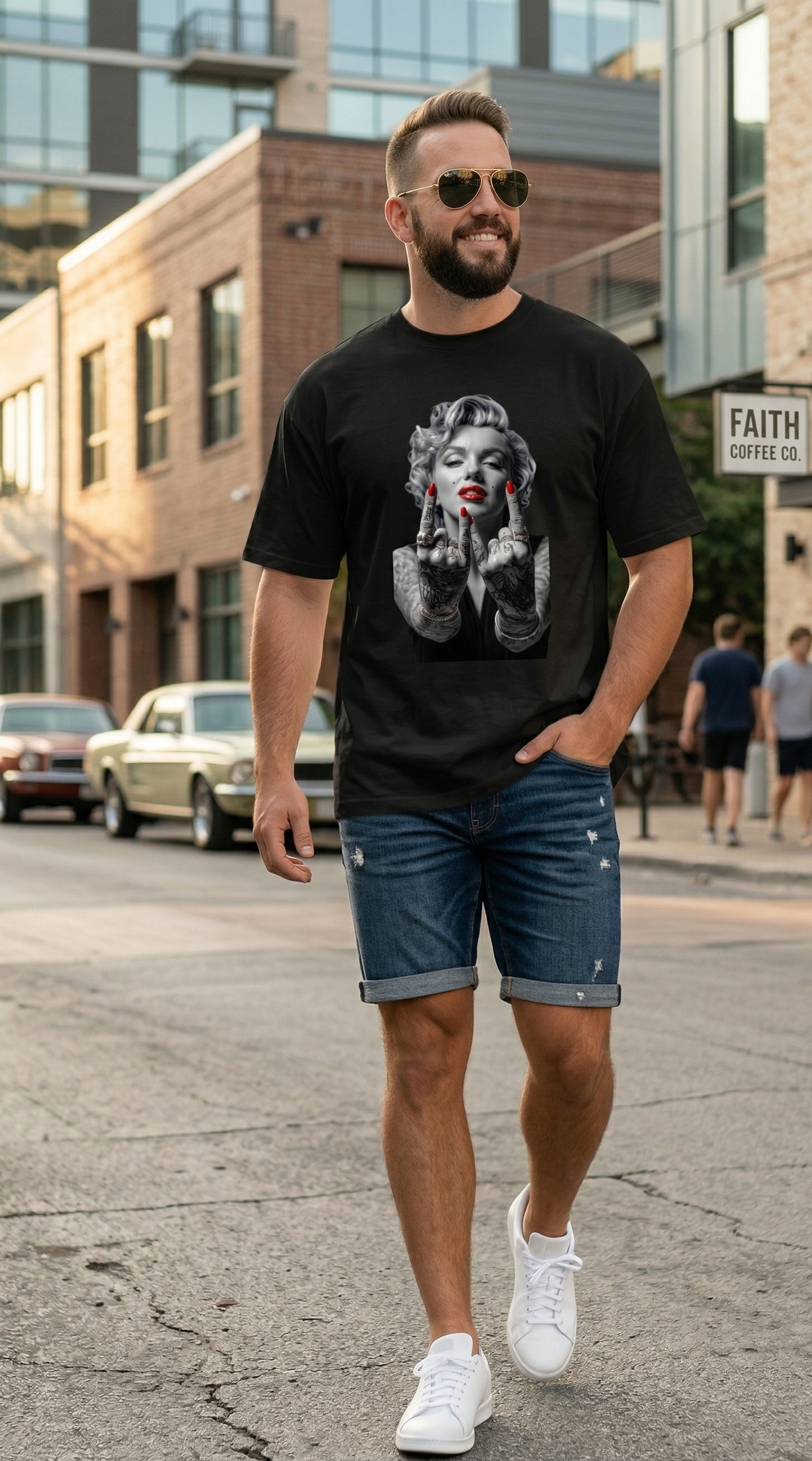 Vintage Graphic T-Shirt for Men & Women – Bold Streetwear Tee with Iconic Art Print – Premium Cotton Unisex Shirt for Casual Outfit, Gifts, Trendy Fashion