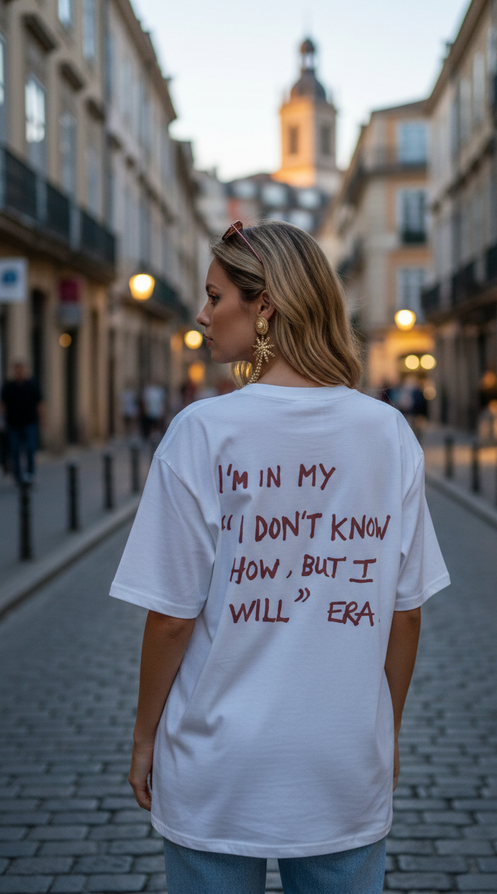 "I’m In My Era" Viral Motivational T-Shirt | Aesthetic Back Print Tee | Unisex Streetwear & Gift