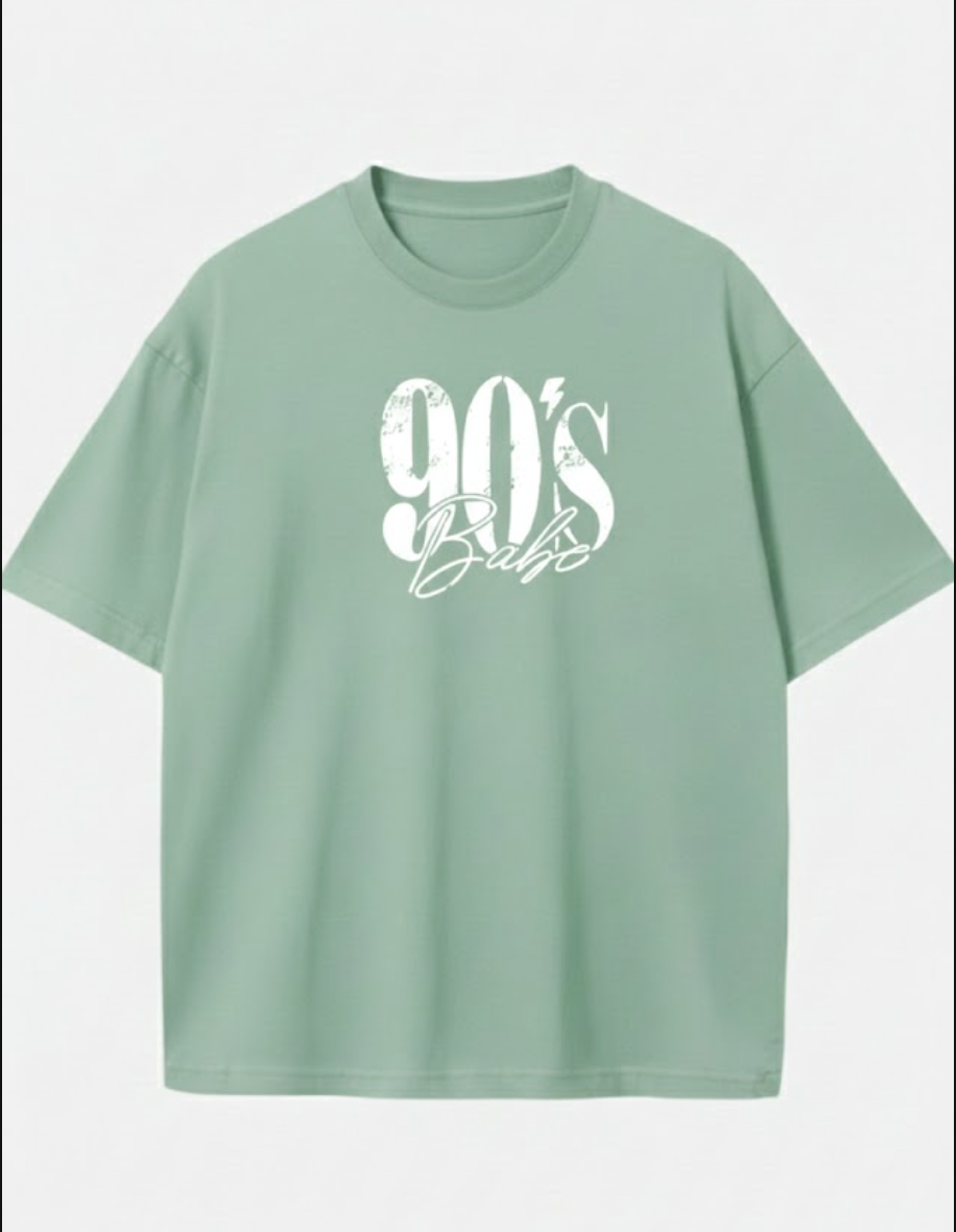 90's Babe T-Shirt | Retro Aesthetic Graphic Tee | Cute Vintage 1990s Clothes for Women | Soft Cotton Unisex Shirt | Y2K Summer Top