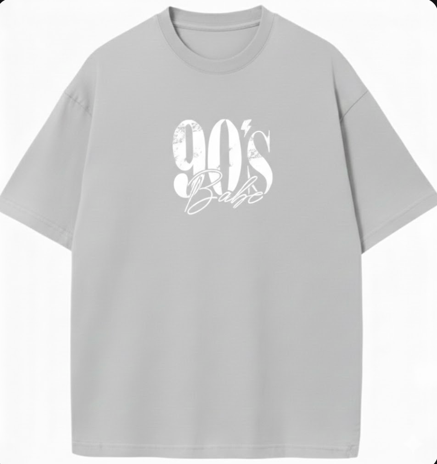 90's Babe T-Shirt | Retro Aesthetic Graphic Tee | Cute Vintage 1990s Clothes for Women | Soft Cotton Unisex Shirt | Y2K Summer Top